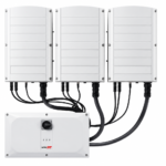 SolarEdge Synergy — przykładowy zestaw z opcjonalnym rozłącznikiem DC